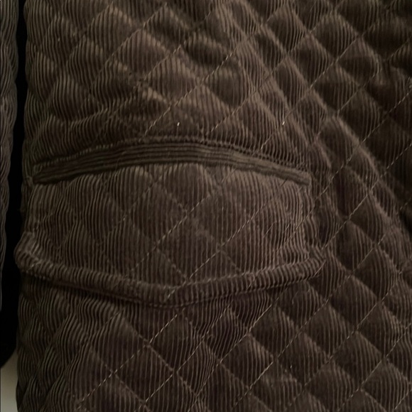 Zara Brown Quilted Cropped Style Jacket. - Picture 4 of 5